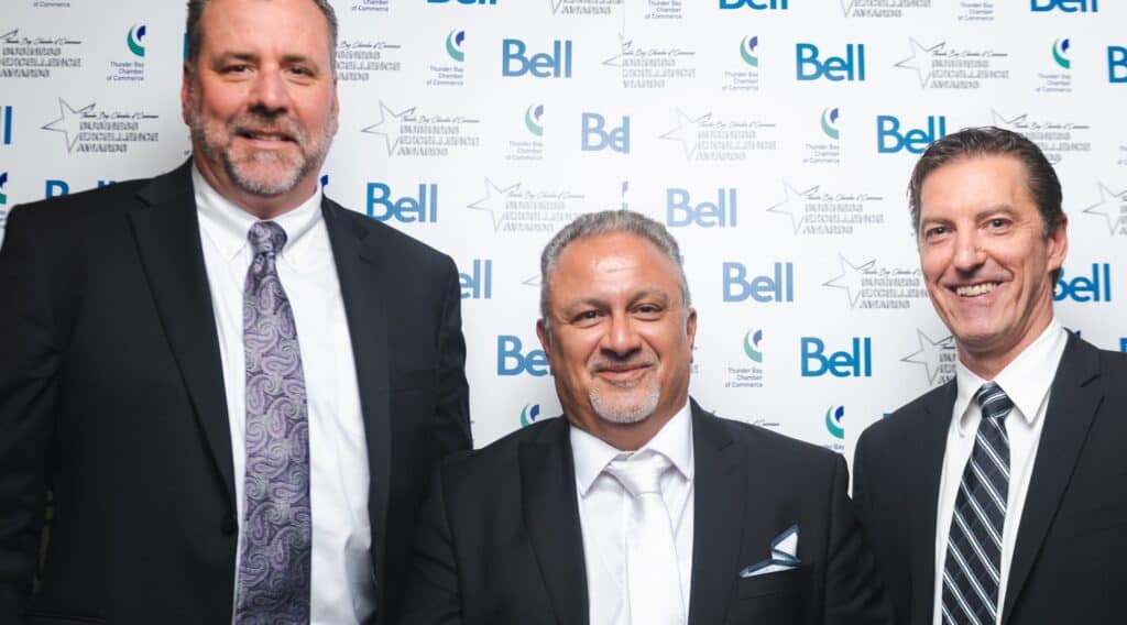 Levaero Aviation team members at the Business Excellence Award ceremony.