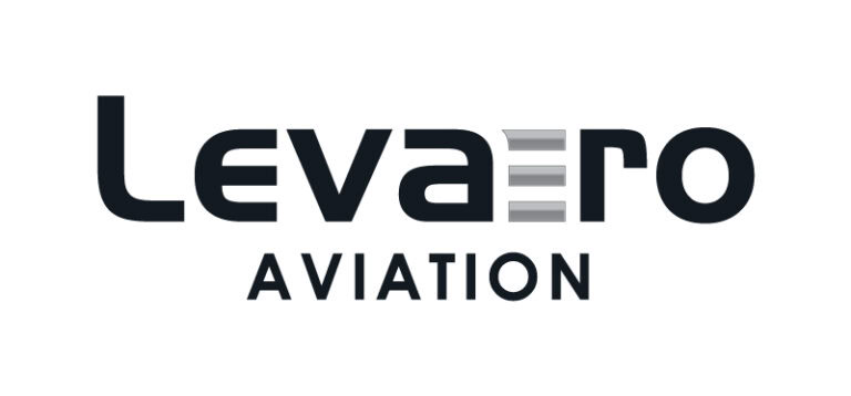 Levaero Aviation logo featuring modern design and aviation branding.