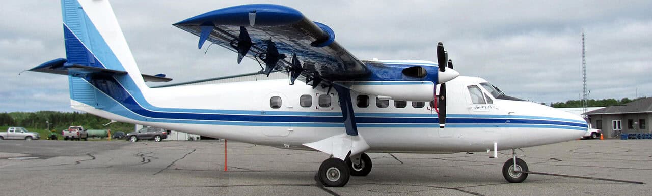 Twin-engine aircraft parked on runway at Levaero Aviation.